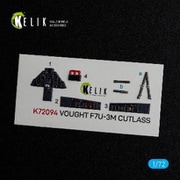 RSKK72094 内装3Dデカール 1/72 F7U-3M カトラス （フジミ用） [プラモデル用品]
