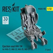 RSKU32-0155 1/32 KM-1M 射出座席（MiG-21/23/25/27用） [プラモデル用パーツ]