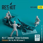 RSKF32-0036 1/32 MJ-1A/B 爆弾ローダー クルー1 ベトナム戦争時 （レスキット用） [プラモデル用パーツ]