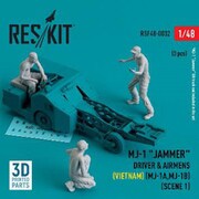 RSKF48-0032 1/48 MJ-1A/B 爆弾ローダー クルー1 ベトナム戦争時 （レスキット用） [プラモデル用パーツ]