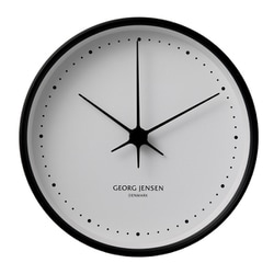 【国内正規品】 コッペル （KOPPEL） ブラックスティール、ホワイトダイヤル （22cm） 3587576