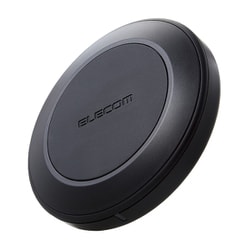 ワイヤレス充電器 Qi認証 12W/10W/7.5W/5W 卓上 ブラック W-QA26BK
