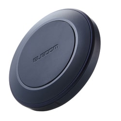 ワイヤレス充電器 Qi認証 12W/10W/7.5W/5W 卓上 ネイビー W-QA26NV
