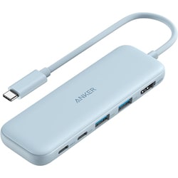 Anker 332 USB-C ハブ 5-in-1 ブルー A8355031
