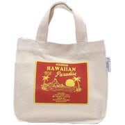 BA057996 [コットン トートバッグ HAWAII S ナチュラル レッド]