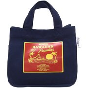コットン トートバッグ HAWAII S ネイビー レッド BA058030