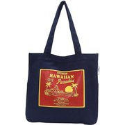 コットン トートバッグ HAWAII L ネイビー レッド BA059013