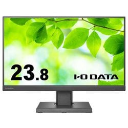 液晶ディスプレイ/23.8型/FullHD(1920×1080)/ADSパネル/フリースタイルスタンド/USB Type-C搭載/抗菌モデル ブラック 5年保証 受注生産品 LCD-C241DB-F-AG