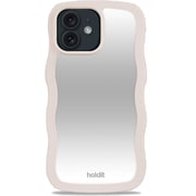 16312 [Wavy Case ミラー耐衝撃 iPhone 12 Pro/12用ケース Light Beige/Mirror]