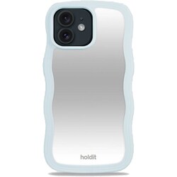 16309 [Wavy Case ミラー耐衝撃 iPhone 12 Pro/12用ケース Mineral Blue/Mirror]