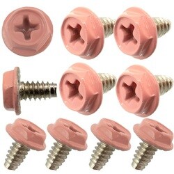十字穴付 六角インチネジ 10個入 桜ピンク SN-022SP