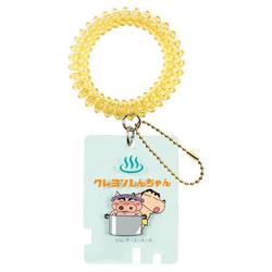 KS-5546175MD クレヨンしんちゃん ロッカーキー風チャーム 銭湯しんちゃん 緑 [キャラクターグッズ]