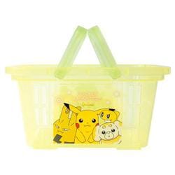 PM-5545092GY ポケットモンスター ミニキャラバスケット クリアグラデーション グリーン＆イエロー [キャラクターグッズ]