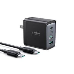 USB急速充電器 USB PD（パワーデリバリー）対応 67W USB-C×2/USB-A×2 USB-Cケーブル付き（1.2m） GaN採用 PPS対応 折りたたみ式プラグ TCG02