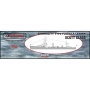 PJ70003 1/700 英・スコット級 アドミラリティー型 嚮導駆逐艦 1918 [組立式プラスチックモデル]