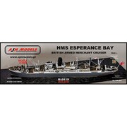 PJ70027 1/700 英・仮装巡洋艦・HMSエスペランスベイ 1942 [組立式プラスチックモデル]