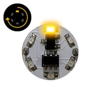 W-PARTS LEDモジュール（磁気スイッチ付き） 1LED回転点灯 黄 [プラモデル用パーツ]