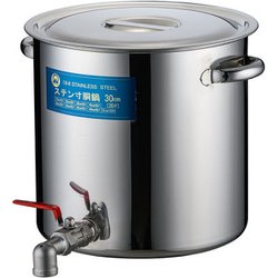 SA18-8蛇口付寸胴（目盛付）30cm 20A3/4インチ EZV0301