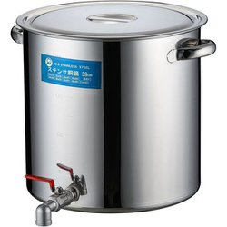 SA18-8蛇口付寸胴（目盛付）39cm 20A3/4インチ EZV0304