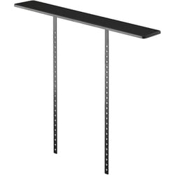 スマート テレビ上ラックワイド100 ブラック 3529