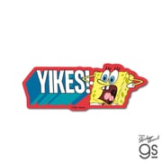 SPO-052 スポンジ・ボブ ダイカットミニステッカー YIKES！ [キャラクターグッズ]