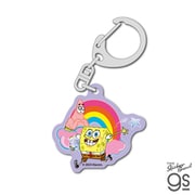 SPO-053 スポンジ・ボブ アクリルキーホルダー RAINBOW 02 [キャラクターグッズ]