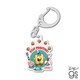 SPO-056 スポンジ・ボブ アクリルキーホルダー STAY POSITIVE！ [キャラクターグッズ]