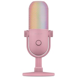 タップトゥミュート機能搭載 RGB USB マイク Razer Seiren V3 Chroma Quartz Pink RZ19-05060300-R3M1