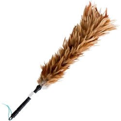 毛ばたき 鶏毛 全長約61cm M-35