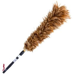 毛ばたき 鶏毛 全長約80cm M-55