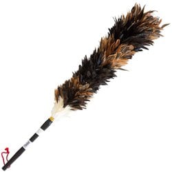 毛ばたき 鶏毛 全長約86.5cm M-60