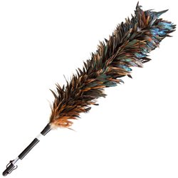 毛ばたき 鶏毛 全長約100.5cm M-80