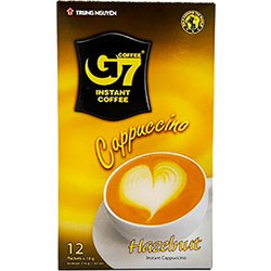 G7 カプチーノ/ヘーゼルナッツ 216g（18g×12袋） [ベトナムインスタントコーヒー]
