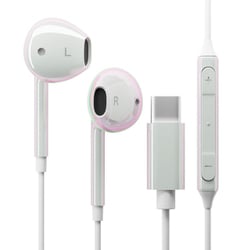 USB Type-C ステレオイヤホン 1.2m PG-ARSEIE2WH1