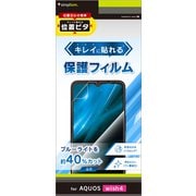 TR-AQ24W-PFI-BCCC [AQUOS wish4 ブルーライト低減 画面保護フィルム 位置ピタ 光沢]