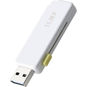 USBメモリ 32GB USB3.2(Gen1) USB A スライドシャッター式 ストラップホール付 セキュリティ機能対応 Windows 11/10/Mac パソコン 他対応 マット ILMF イエロー MF-ER3032GYL-IL