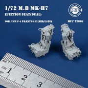 MCC72004 1/72 米海軍 F-4 ファントム II （中期/後期型）用M.B.Mk.H7射出座席 2個入 [プラモデル用パーツ]