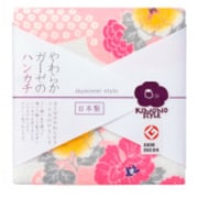 JS4111 [ジャパニーズスタイル 花霞 ハンカチ]