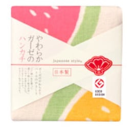 JS4134 [ジャパニーズスタイル すいかくらべ ハンカチ]