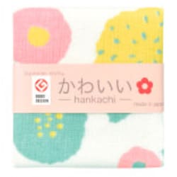 ジャパニーズスタイル フラワーダンス ハンカチ JK4723