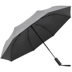 日傘 折りたたみ傘 晴雨兼用 solshade（ソルシェード） 027 57cm 自動開閉 遮光率100％ UPF50＋ UV遮蔽率99.9％以上 遮熱率89％以上 グラスファイバー グレー