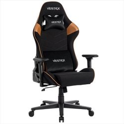 ゲーミングチェア S2シリーズ ブラウン 高撥水メッシュファブリック ポケットコイル入 低座面 腰部振動機能 VES-S2BR