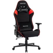 ゲーミングチェア S2シリーズ レッド 高撥水メッシュファブリック ポケットコイル入 低座面 腰部振動機能 VES-S2RD