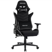 ゲーミングチェア S2シリーズ ホワイト 高撥水メッシュファブリック ポケットコイル入 低座面 腰部振動機能 VES-S2WH