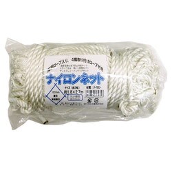 多目的ナイロンネット 100mm 菱目 約1.8X2.7m