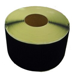 粘着付マジックテープ100mm巾X25m A面フック黒（PN）