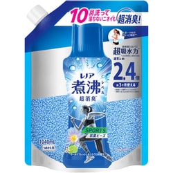 レノア 煮沸レベル消臭抗菌ビーズ スポーツ クールリフレッシュ＆シトラスの香り 詰替 特大 1040ml
