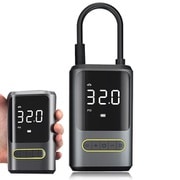 コンパクト 多機能電動空気入れ スマホ充電ポート付 ブラック ATJ-8466