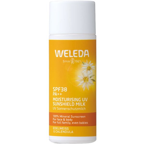 ヴェレダ WELEDAエーデルワイス UVプロテクトミルク フレッシュシトラスの香り 50ml [日焼け止め SPF38/PA＋＋]Ω