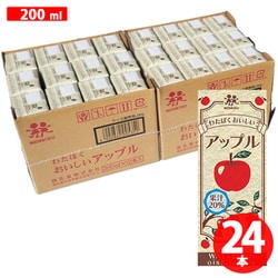 LLわたぼく おいしいアップル 200ml×24本